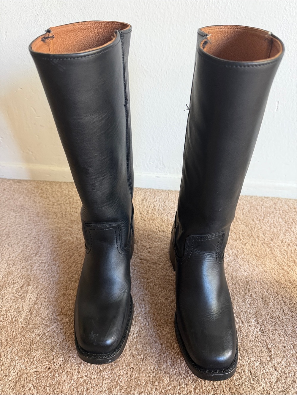 Frye Campus 14L Black Boots, Sz 7.5 - Excellent Condition - Picture 4 of 7